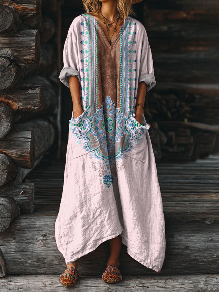 Rosalind | Vintage Boho Dress with Pockets