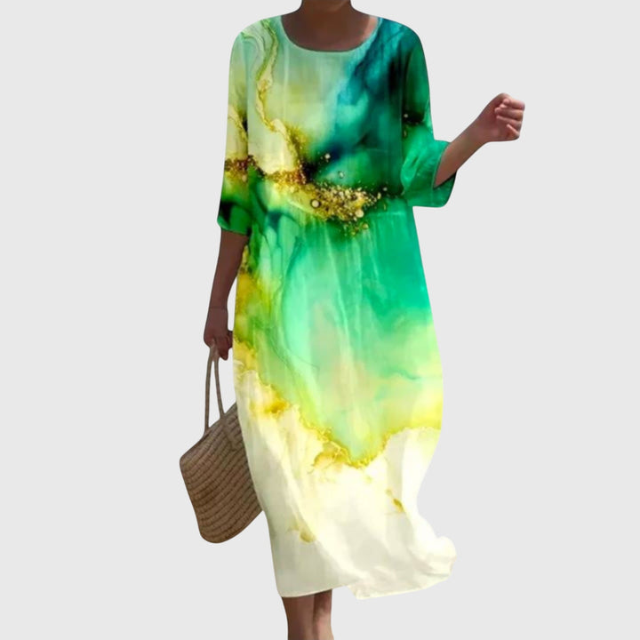 Olive™ | Stylish Floral Maxi Dress