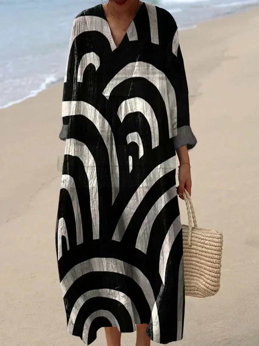 Eirlys - Summer Breeze Printed Dress