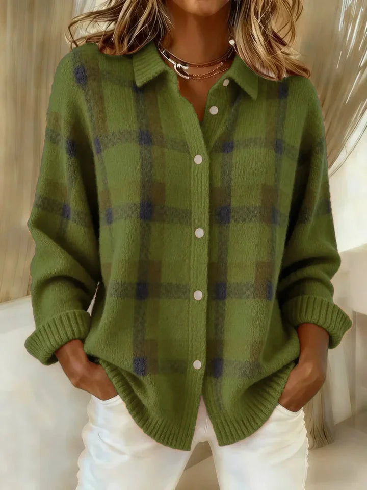 Coral™ | Retro Cheque Sweater