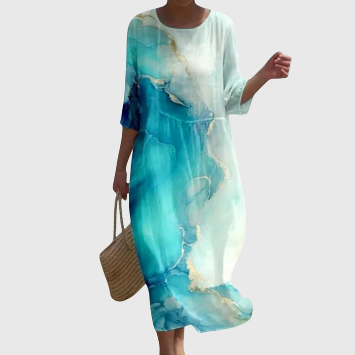 Olive™ | Stylish Floral Maxi Dress