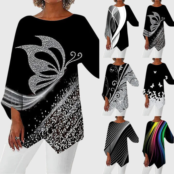 Arielle™ | Elegant Crew Neck Top