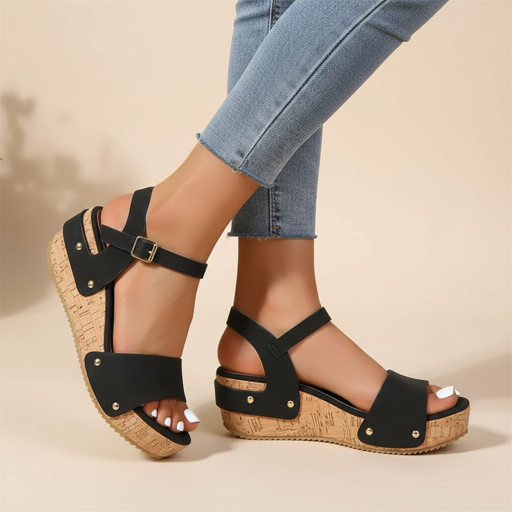 Rosalin - Elegant Wedge Sandals
