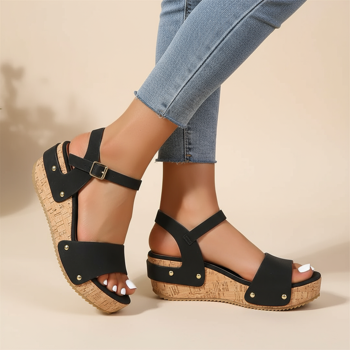 Rosalin - Elegant Wedge Sandals
