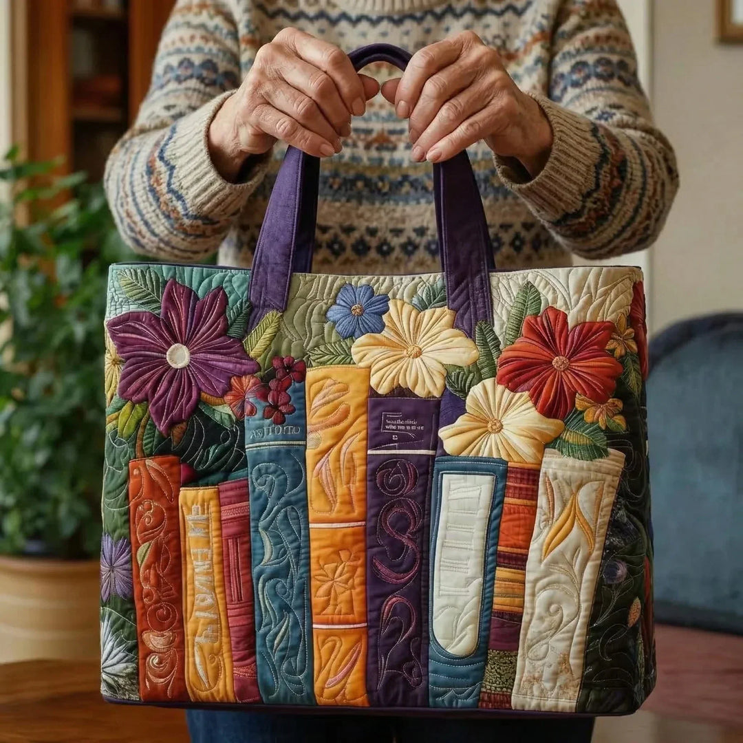 Quilt-Tote-Bag – Für Bücherliebhaber