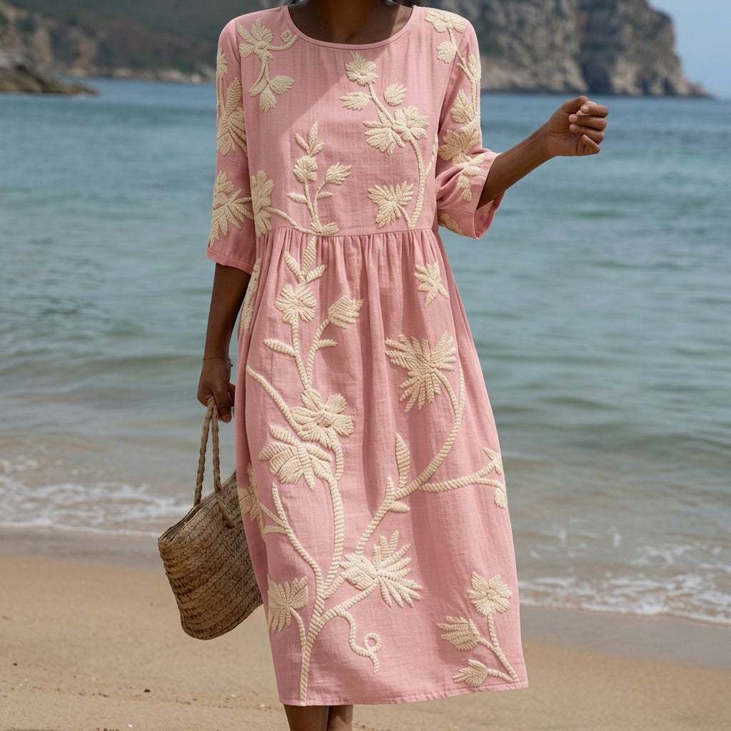 Paula – Midikleid mit Blumenmuster