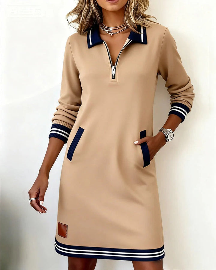 Siobhan Long Sleeve Cotton Dress