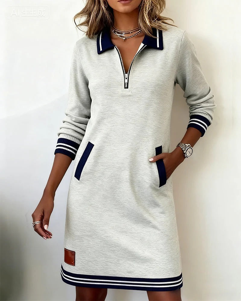 Siobhan Long Sleeve Cotton Dress