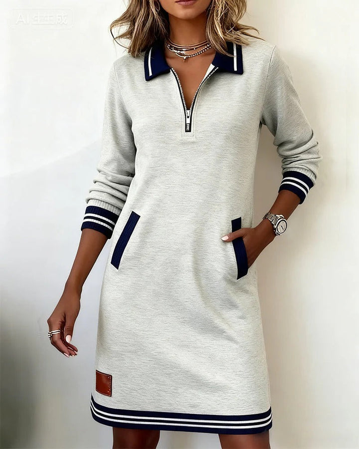 Siobhan Long Sleeve Cotton Dress