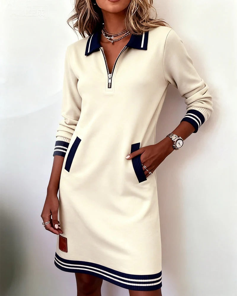 Siobhan Long Sleeve Cotton Dress