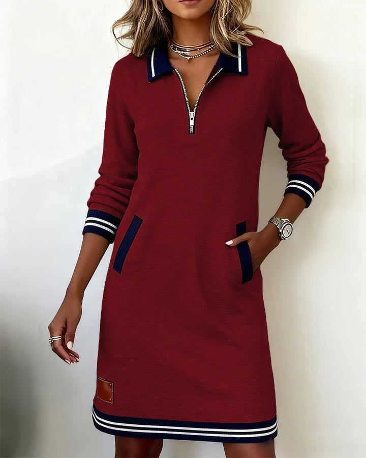 Siobhan Long Sleeve Cotton Dress