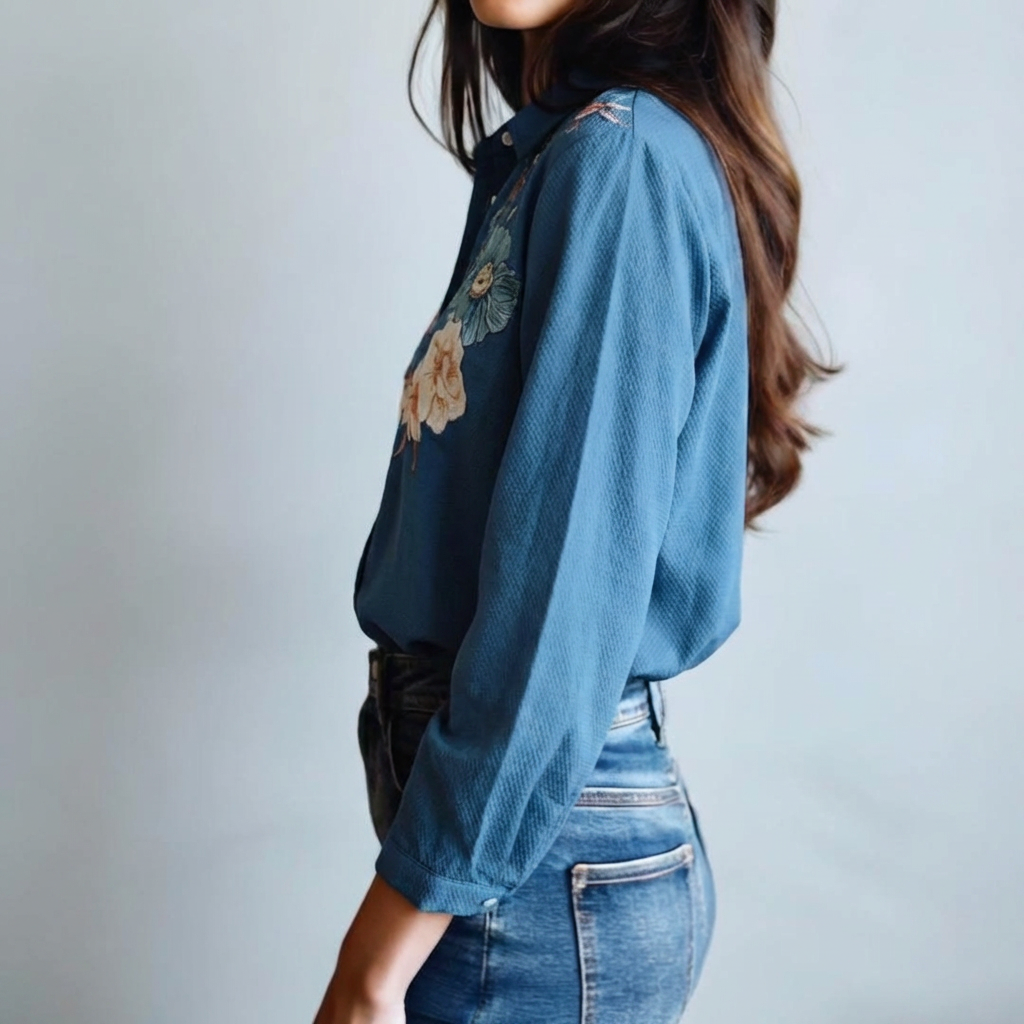 Athalia Boho Chic Women's Blouse