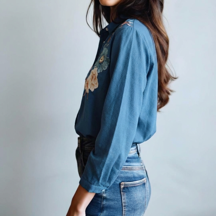 Athalia Boho Chic Women's Blouse