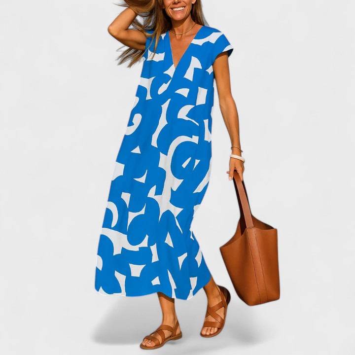 Sophia™ | Flowing V-Neck Dress