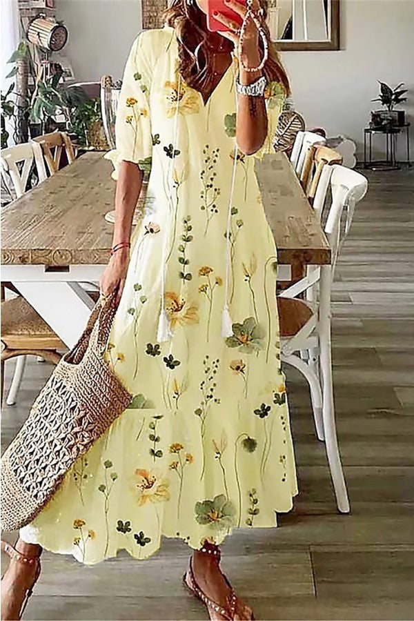 Becky | Effortless Floral Maxi
