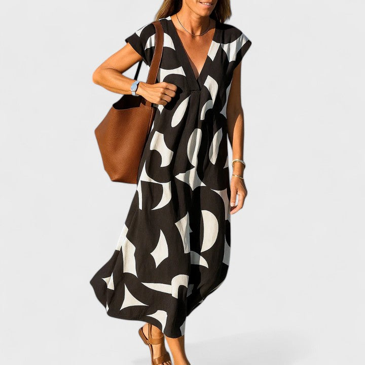 Sophia™ | Flowing V-Neck Dress