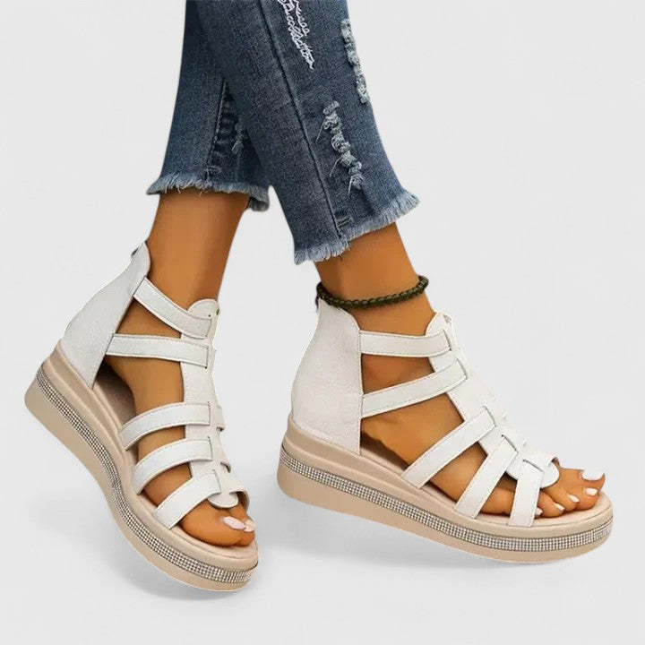 JENNA | ORTHOPEDIC STRASS SANDALS