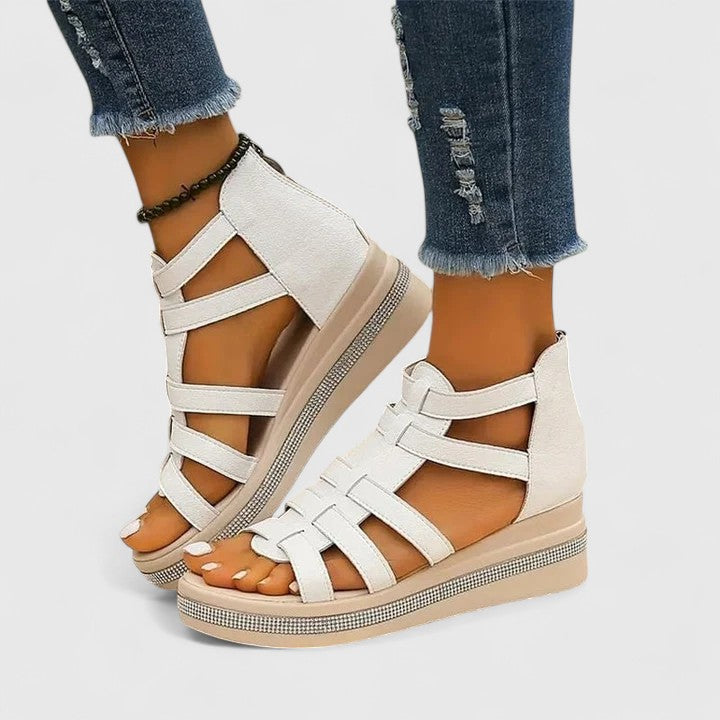JENNA | ORTHOPEDIC STRASS SANDALS