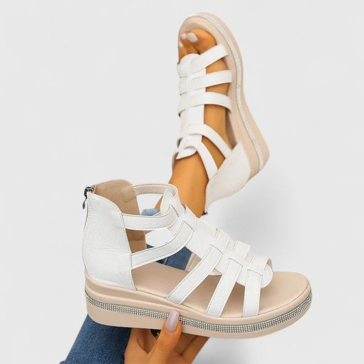 JENNA | ORTHOPEDIC STRASS SANDALS