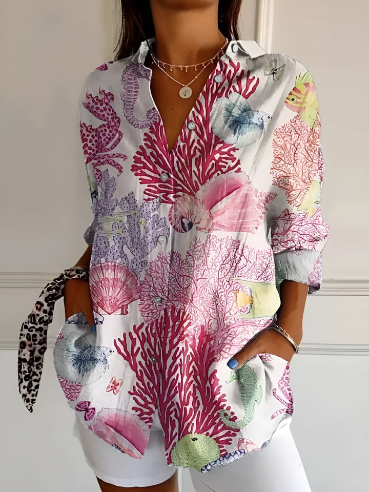 Ariel | Floral Summer Blouse