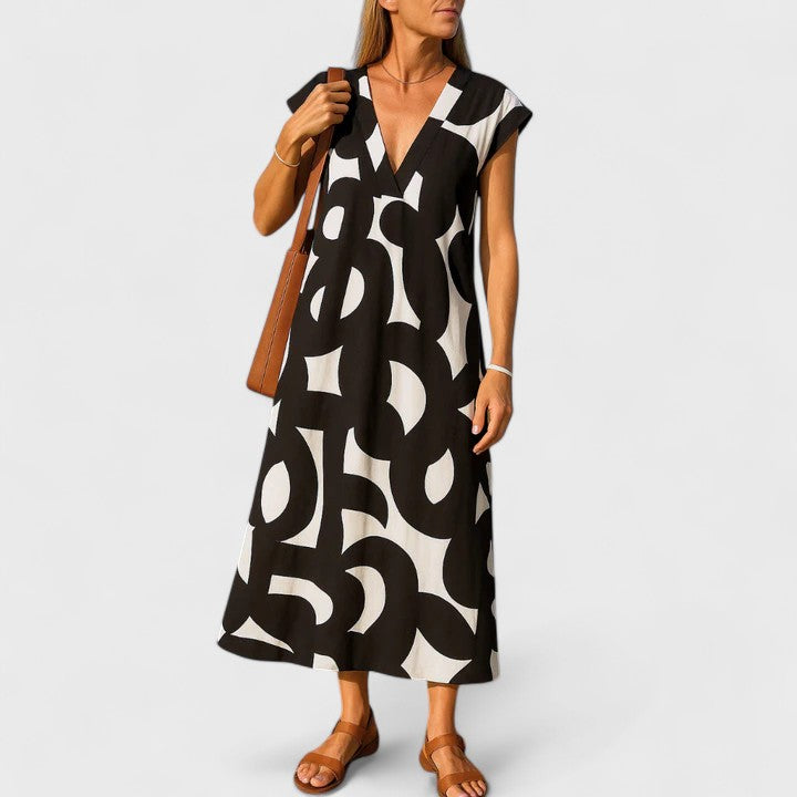 Sophia™ | Flowing V-Neck Dress