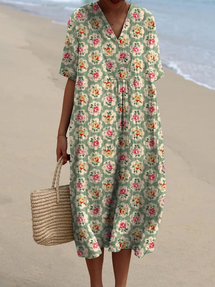 Isla - Vintage Floral Dress
