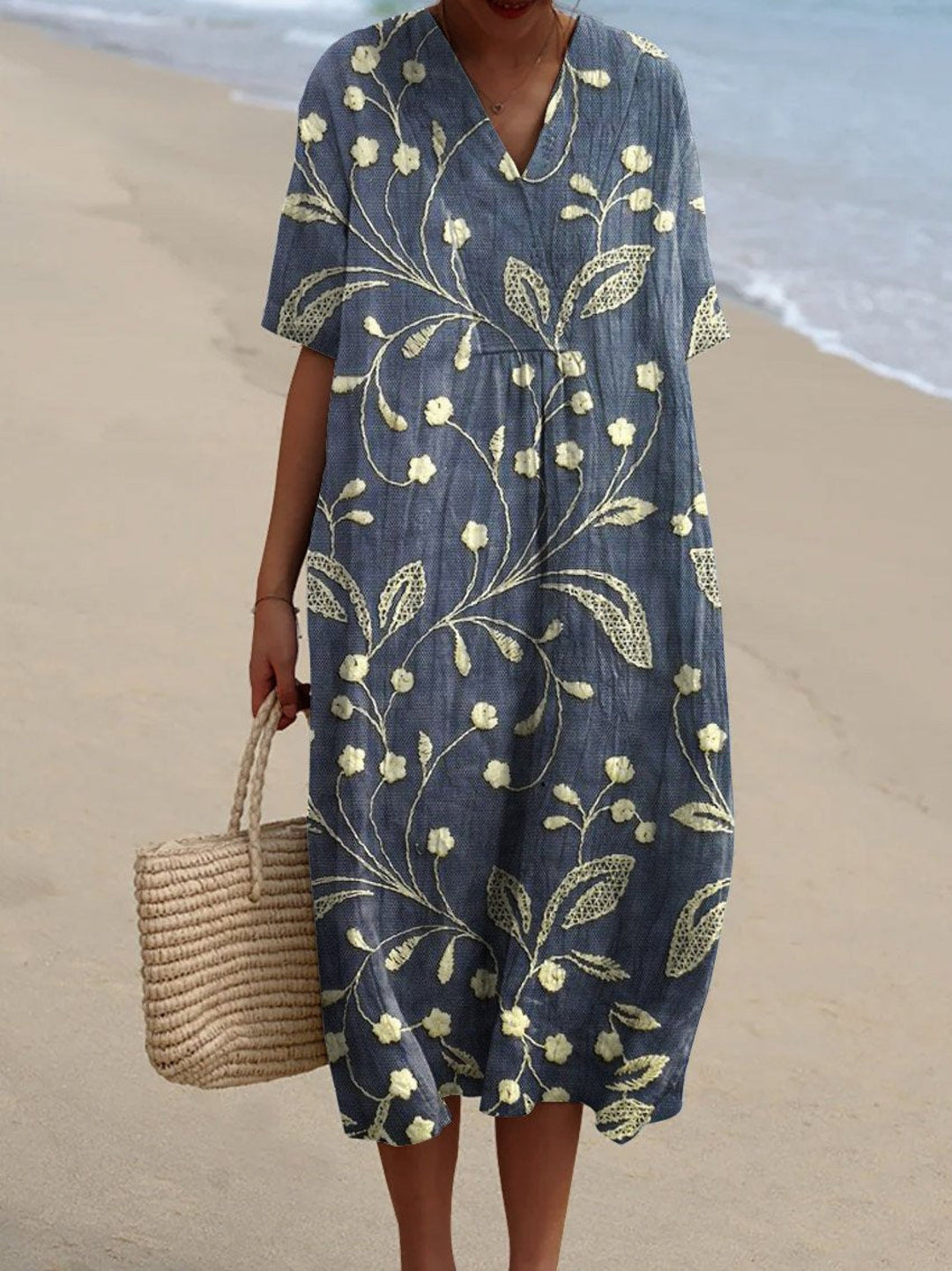 Ceridwen - Vintage Floral Dress