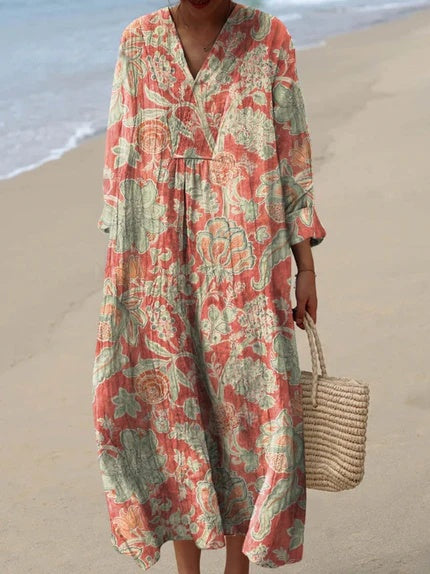 Gwendolen - Vintage Floral Dress
